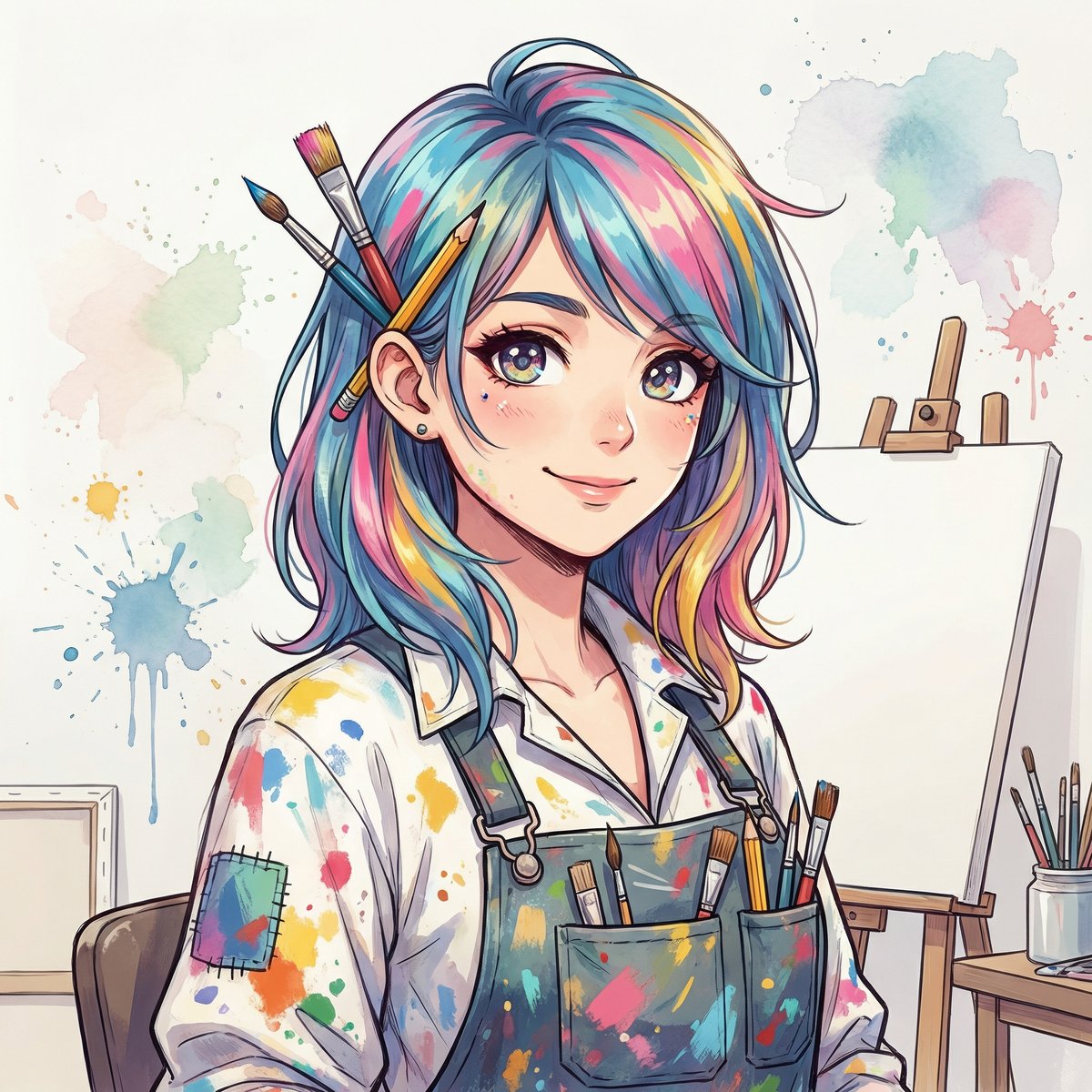 抖阴动漫原画师林彩绘
